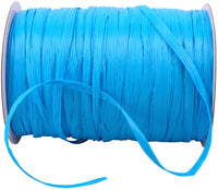 Raffia Prime Aqua 1/4 Inch Rayon Matte