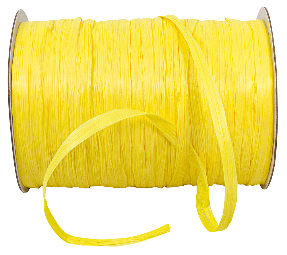 Raffia Daffodil 1/4 Inch Rayon Matte 100 Yards