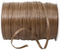 Chocolate Raffia Prime 1/4 Inch Rayon Matte