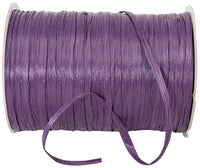 Raffia Prime Plum 1/4 Inch Rayon Matte
