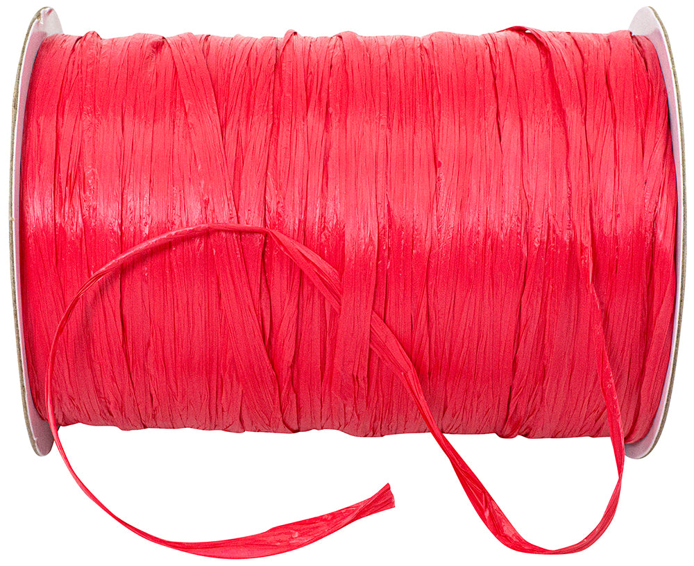 Raffia Prime Neon 1/4 Inch Rayon Matte
