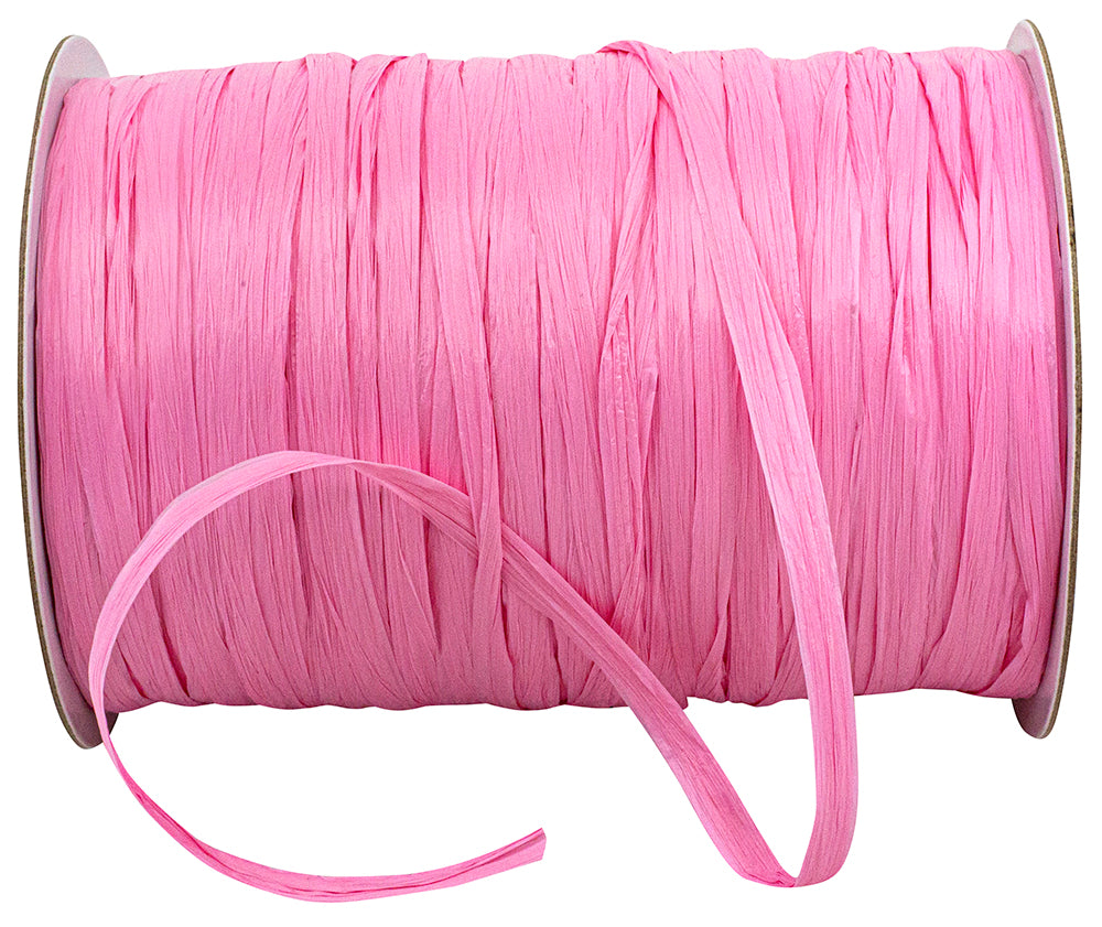 Raffia Prime Azalea 1/4 Inch Rayon Matte