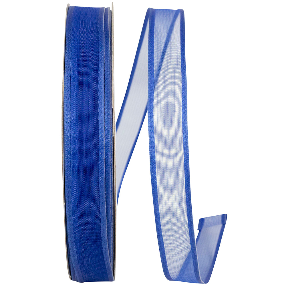 Royal 5 8 Inch Charlize Sheer Satin Wired Edge Ribbon for Wreaths & Bows