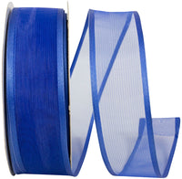 Royal 1-1 2 Inch Charlize Sheer Satin Wired Edge Ribbon for Wreaths & Bows