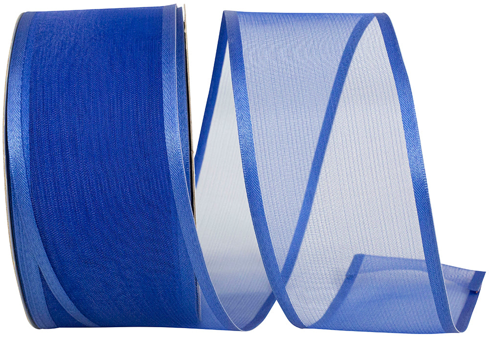 Royal 2-1 2 Inch Charlize Sheer Satin Wired Edge Ribbon for Wreaths & Bows
