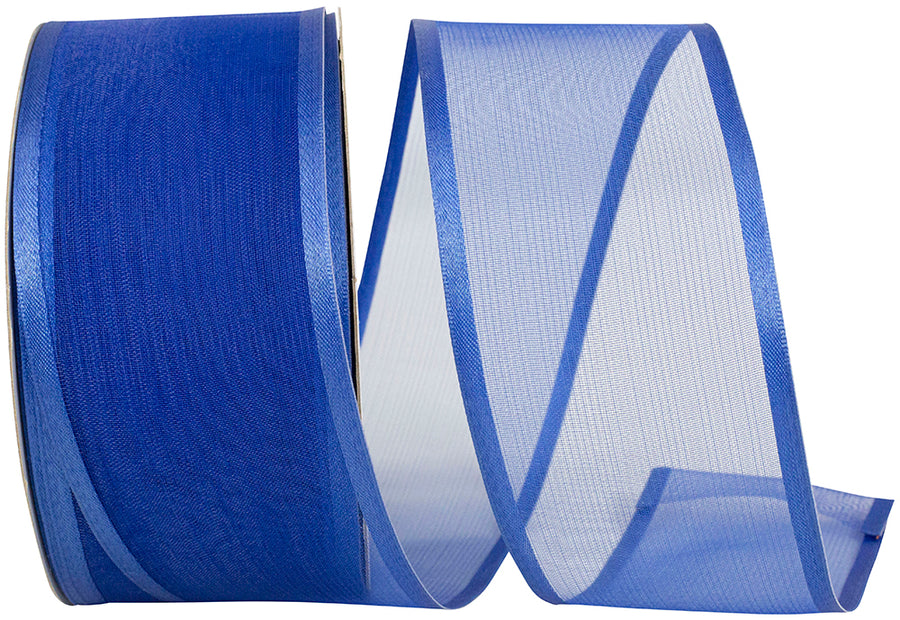 Royal 2-1 2 Inch Charlize Sheer Satin Wired Edge Ribbon for Wreaths & Bows
