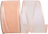 Petal 2-1 2 Inch Charlize Sheer Satin Wired Edge Ribbon for Wreaths & Bows