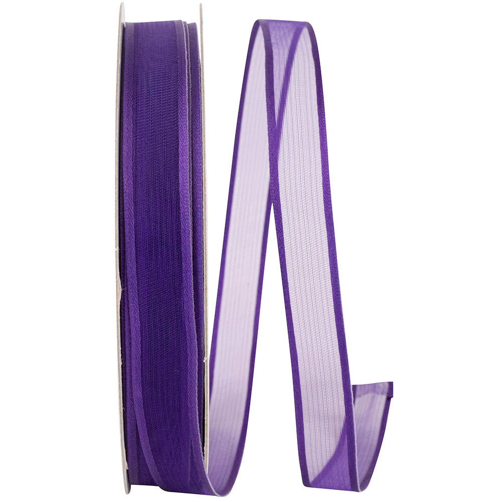 Regal 5 8 Inch Charlize Sheer Satin Wired Edge Ribbon for Wreaths & Bows