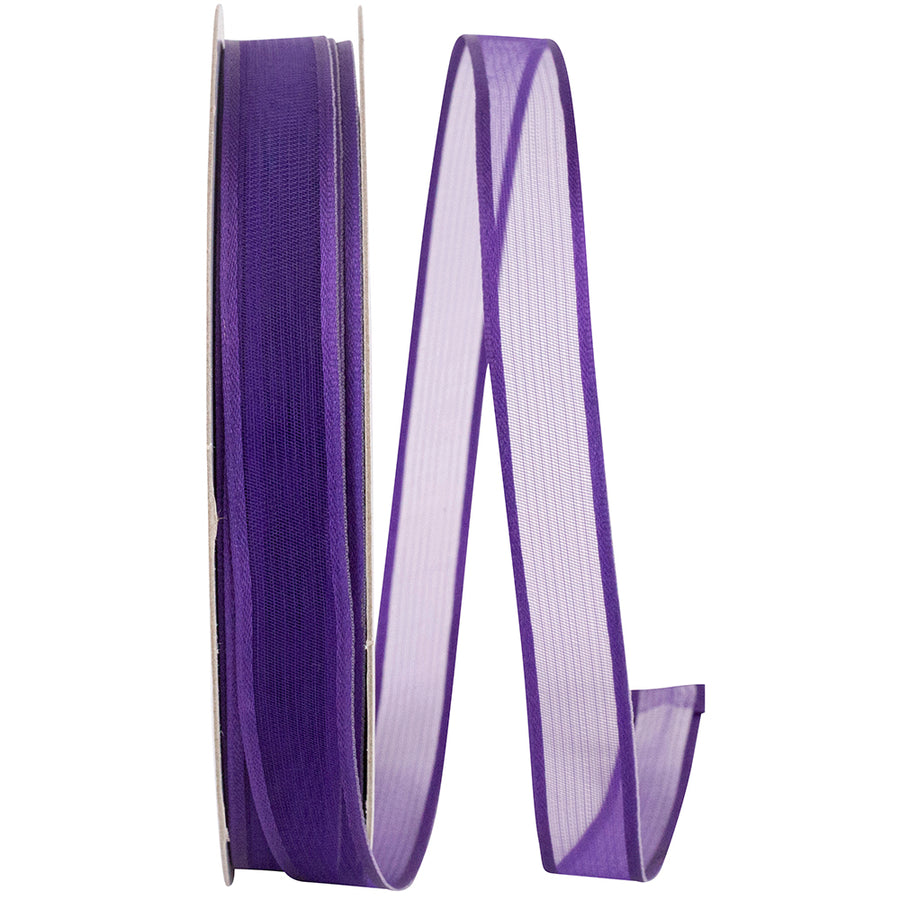 Regal 5 8 Inch Charlize Sheer Satin Wired Edge Ribbon for Wreaths & Bows