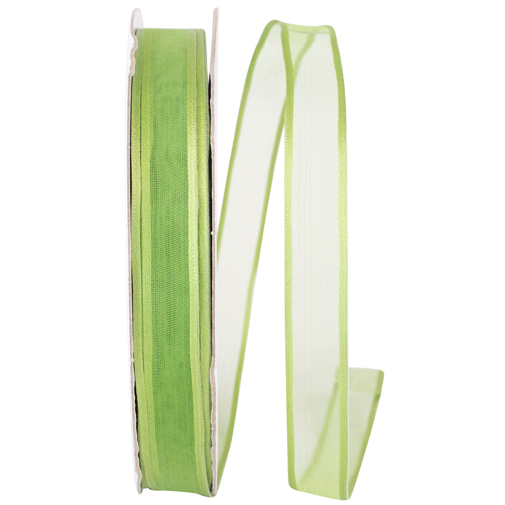 Willow 5 8 Inch Charlize Sheer Satin Wired Edge Ribbon for Wreaths & Bows