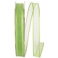 Willow 5 8 Inch Charlize Sheer Satin Wired Edge Ribbon for Wreaths & Bows