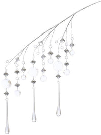 Tear Drop Jeweled  Hanging Spray - 26 Inches