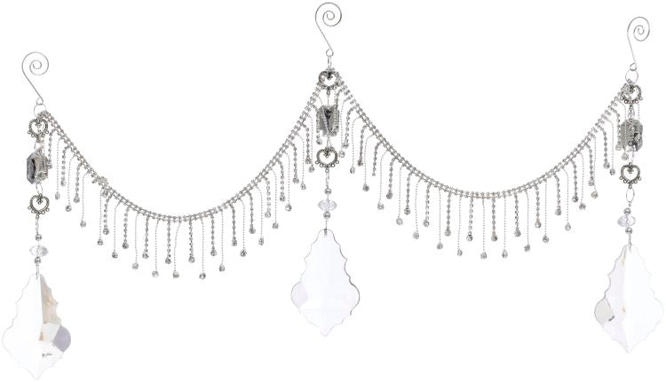 Hanging Crystal Swag - 26.5 Inches