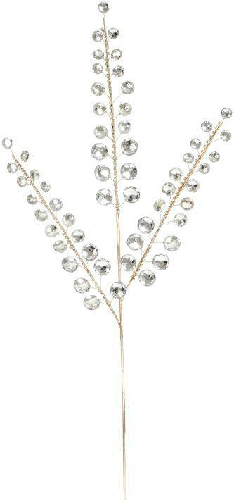 Crystal Fern Spray - 34 Inches