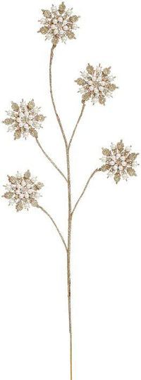 Pearl Sunflower Spray -30 Inches