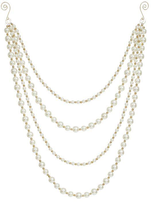 Hanging Pearl Swag - 26 Inches