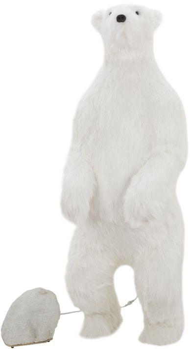 Mechanical Standing Polar Bear - 59 Inches