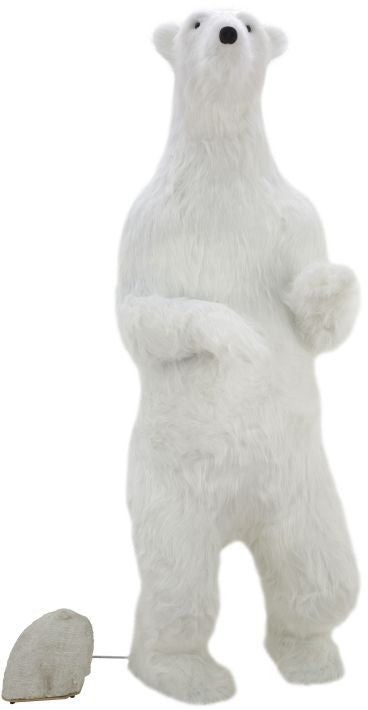Mechanical Standing Polar Bear - 72 Inches