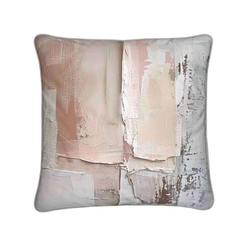 White Glam Toss Pillow