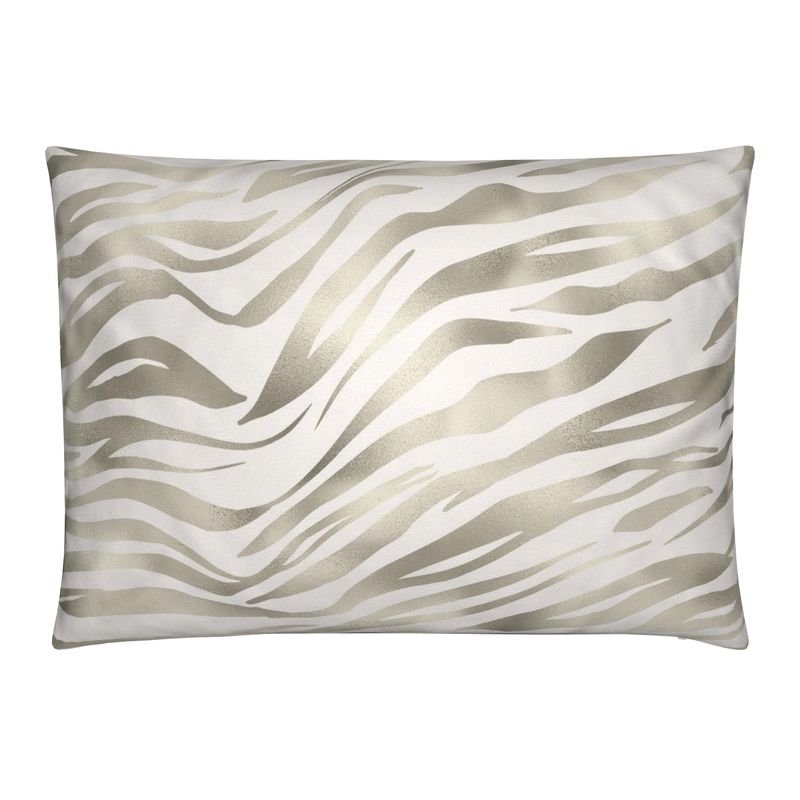 White Glam Toss Pillow III