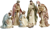 Elegant Nativity, Set of 6 - 12.5 Inches