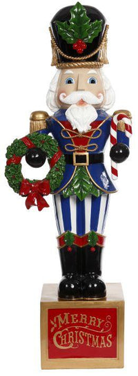 Classic Nutcracker with Wreath - 49 Inches