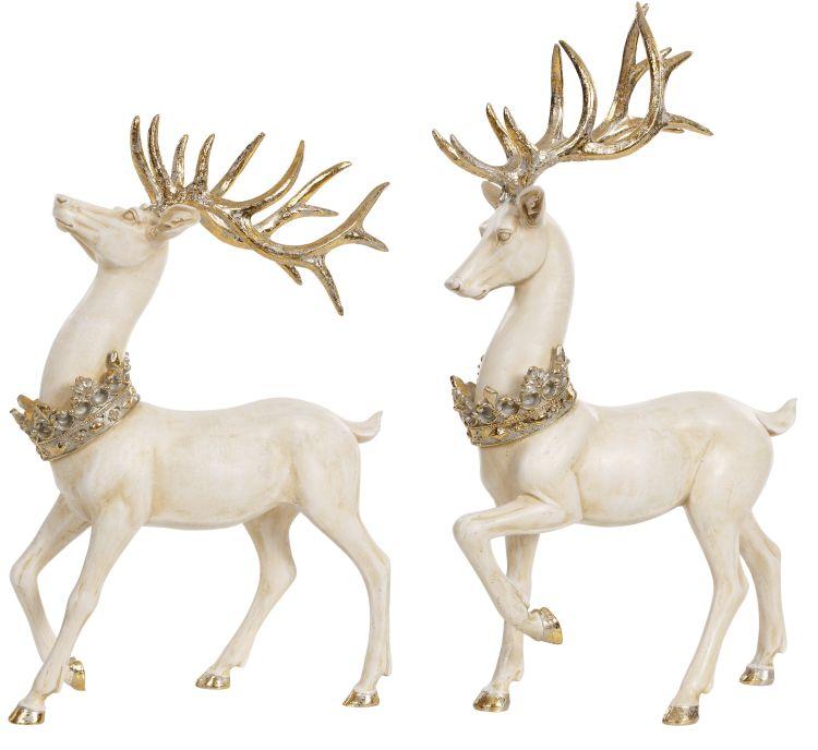 Deer with Crown, Assortment of 2 - 17-20 Inches