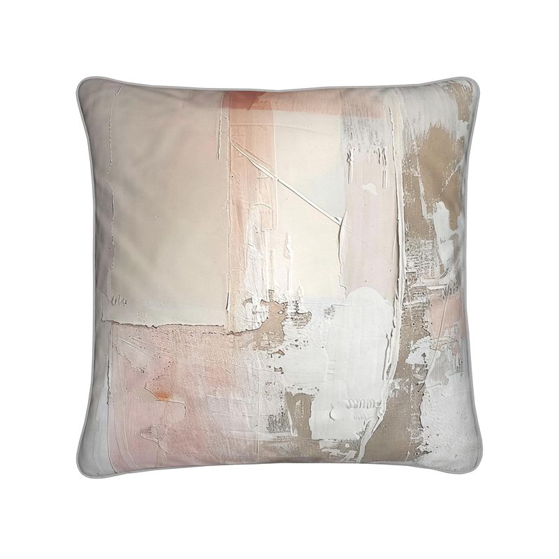 White Abstract Glam Sm Toss Pillow