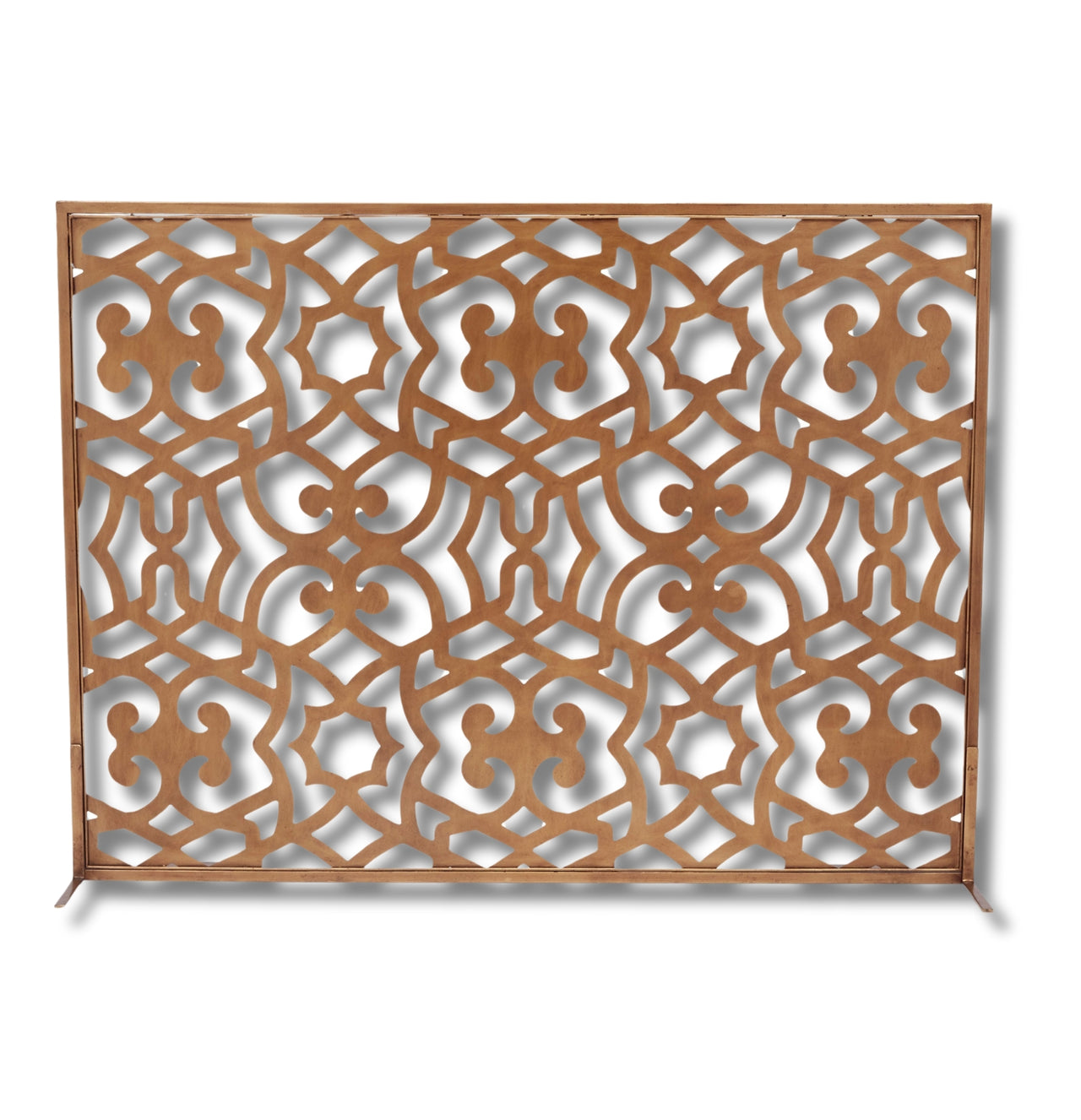 Jonah Dark Gold Fireplace Screen