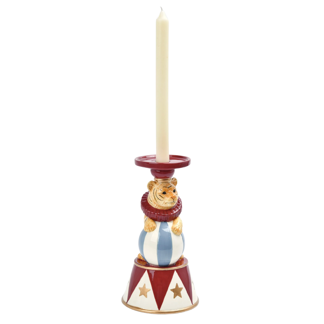 Circus Baby Tiger With Ball Candleholder