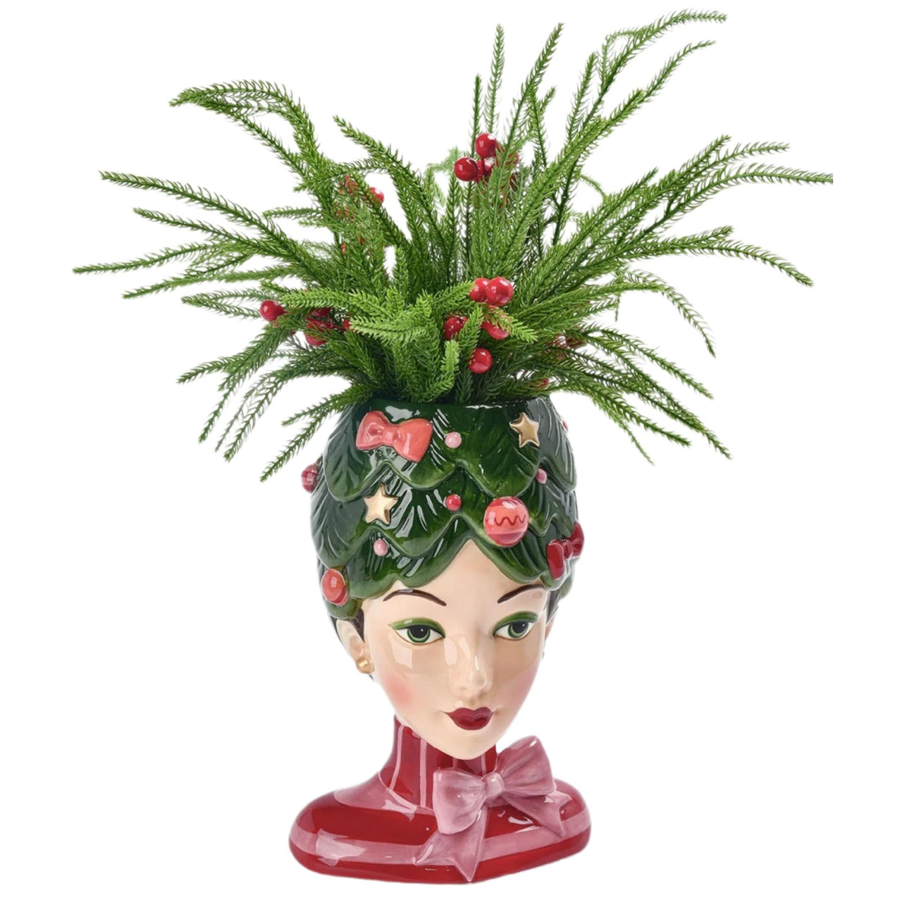 Christmas Head Vase