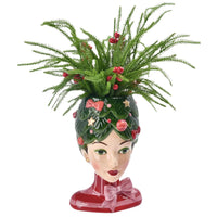Christmas Head Vase