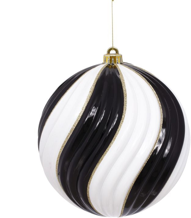 Spiral Glitter Ornament - 10 Inches