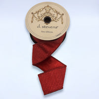 Metallic Lame Red Ribbon 2.5 Inch x 10 Yards