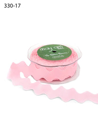 1 inch Ric Rac Ribbon with Cut Edge – 330-17 PINK