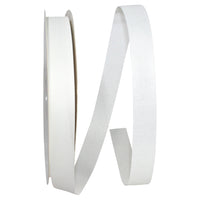 White 7 8 Inch Linen Natural Allure Ribbon for Wreaths & Bows