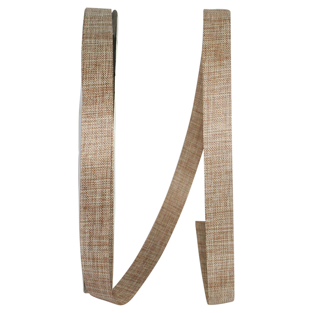 Natural 5 8 Inch Linen Natural Allure Ribbon for Wreaths & Bows