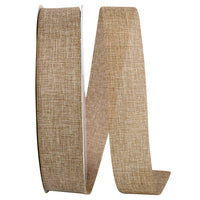 Natural 1-3 8 Inch Linen Natural Allure Ribbon for Wreaths & Bows