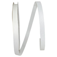 White 5 8 Inch Linen Natural Cooler Ribbon for Wreaths & Bows