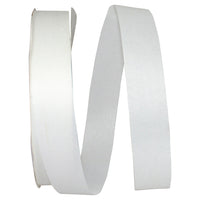 White 1-3 8 Inch Linen Natural Cooler Ribbon for Wreaths & Bows