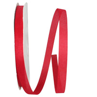 Red 5 8 Inch Linen Natural Cooler Ribbon for Wreaths & Bows