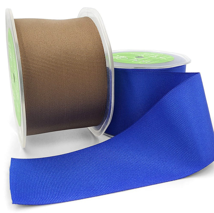 ~2.5 Inch Classic Grosgrain Ribbon with Woven Edge – 351-44 ROYAL BLUE
