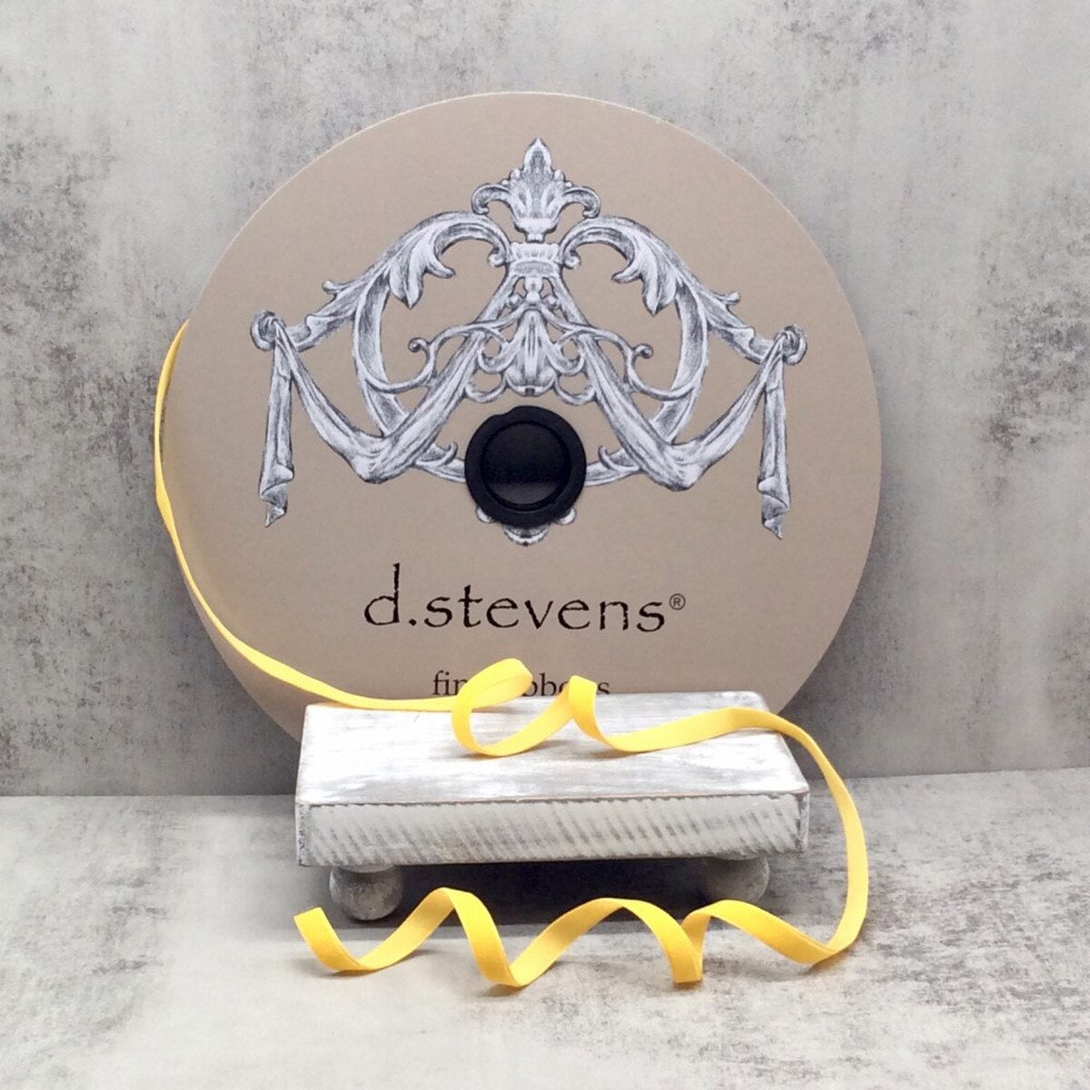Voss Velvet Ribbon Golden Yellow 8 Inch X 50 Yards