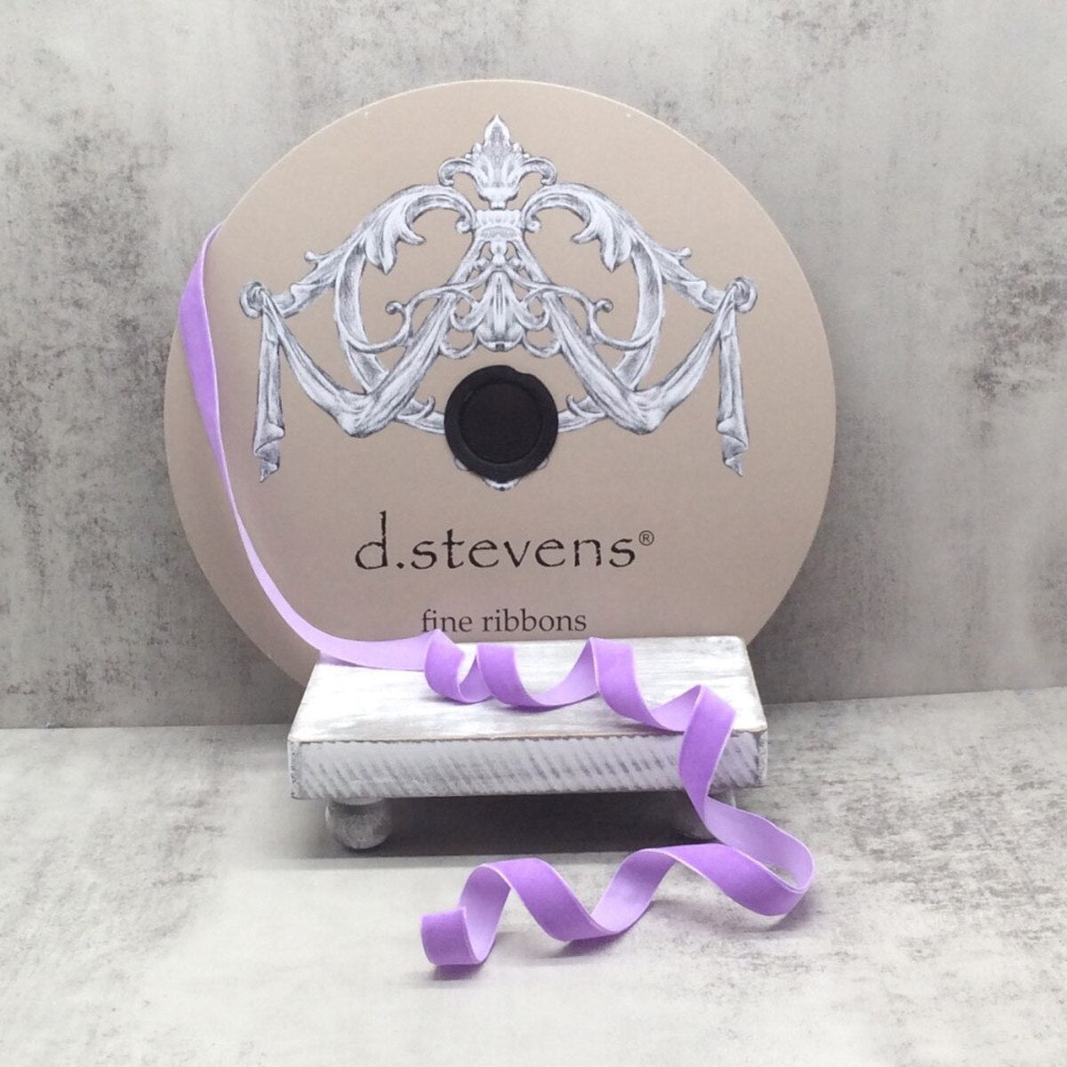 Lovely Lavender Velvet Ribbon 8 Inches X 50 Yards