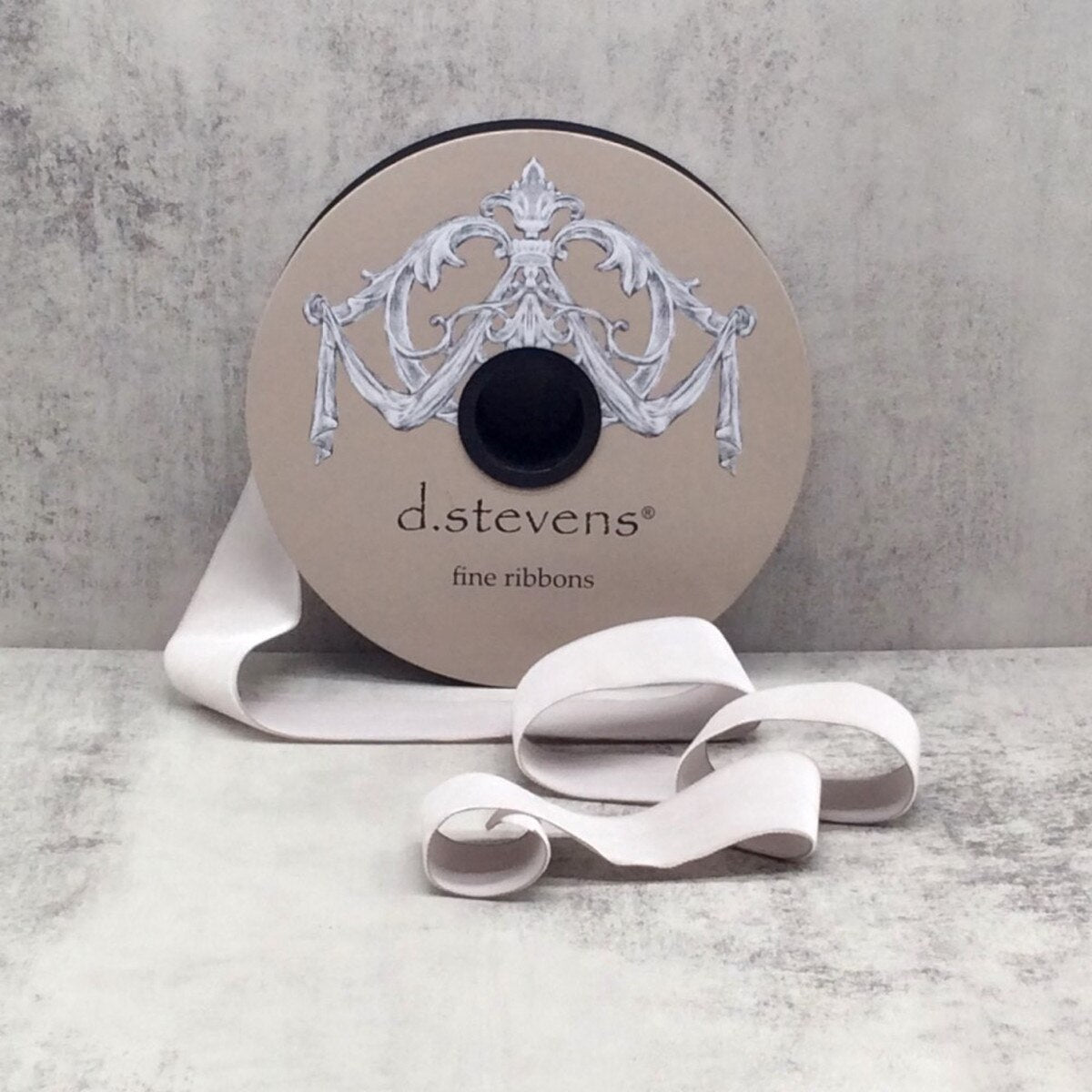 Light Grey Velvet Ribbon 1.5 Inch x 20 Yards