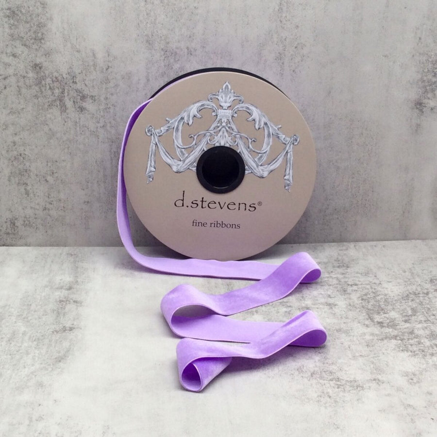 Lovely Lavender Velvet Ribbon 1.5 Inch x 20 Yards