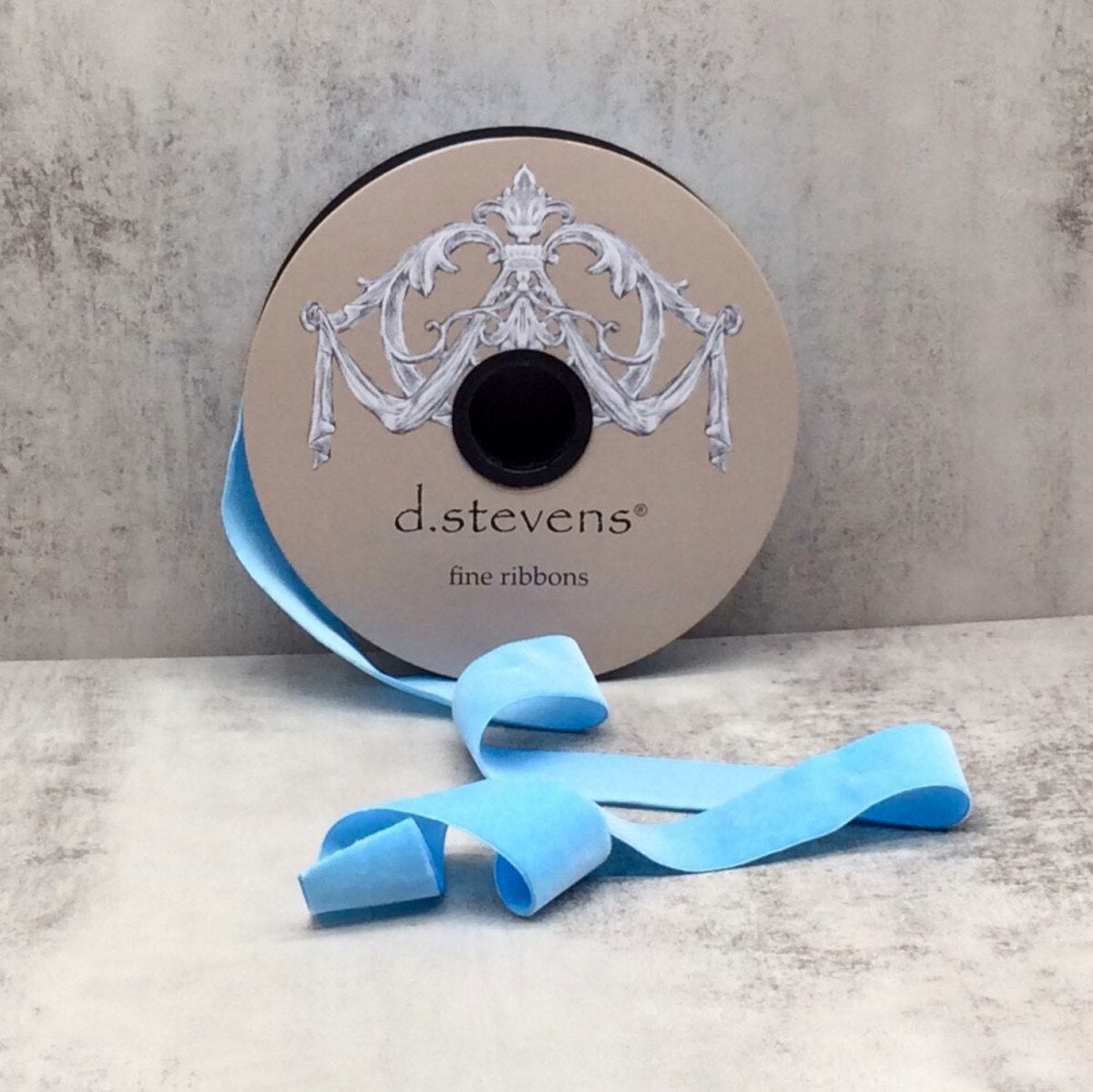 Sky Blue Velvet Ribbon 1.5 Inch x 20 Yards