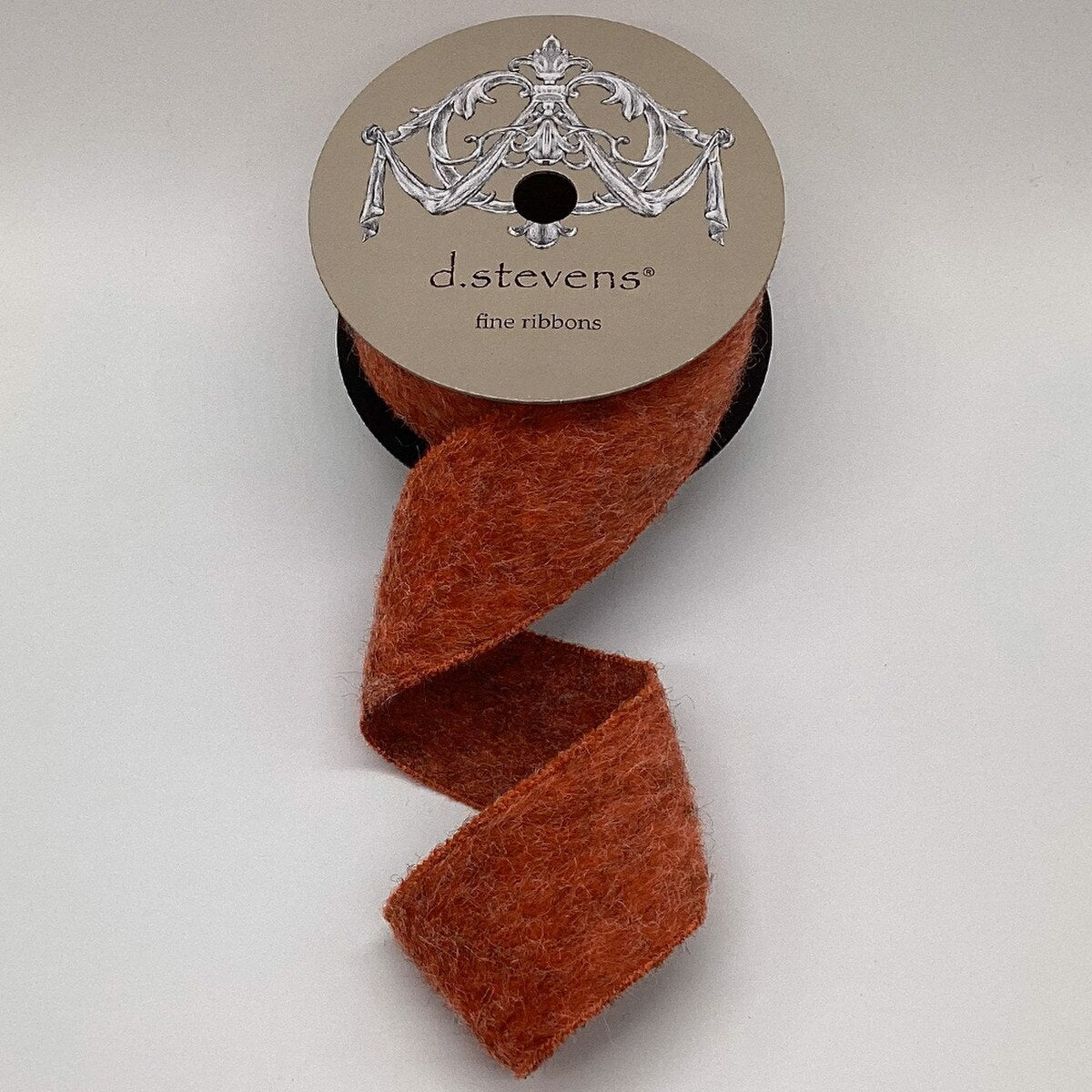 Faux Fuzzy Wool Ribbon 2.5 Inch x 5 Yards