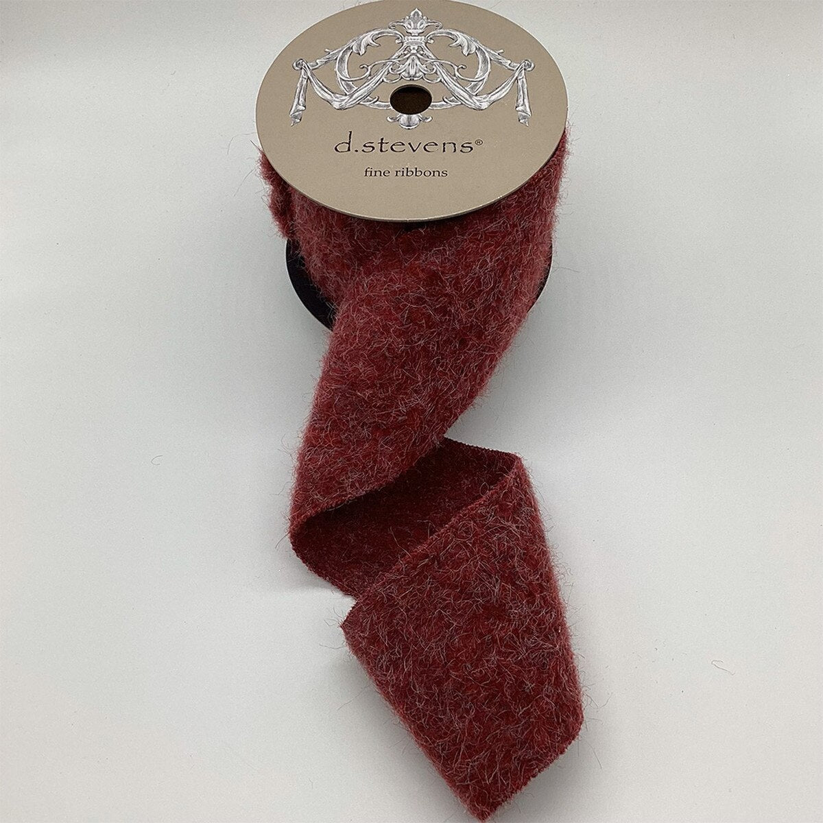 Faux Fuzzy Wool Ribbon 4 Inch by 5 Yards