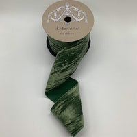 Pine Ribbon Velvet Vintage Chic Satin Back 4 Inch x 10 Yds